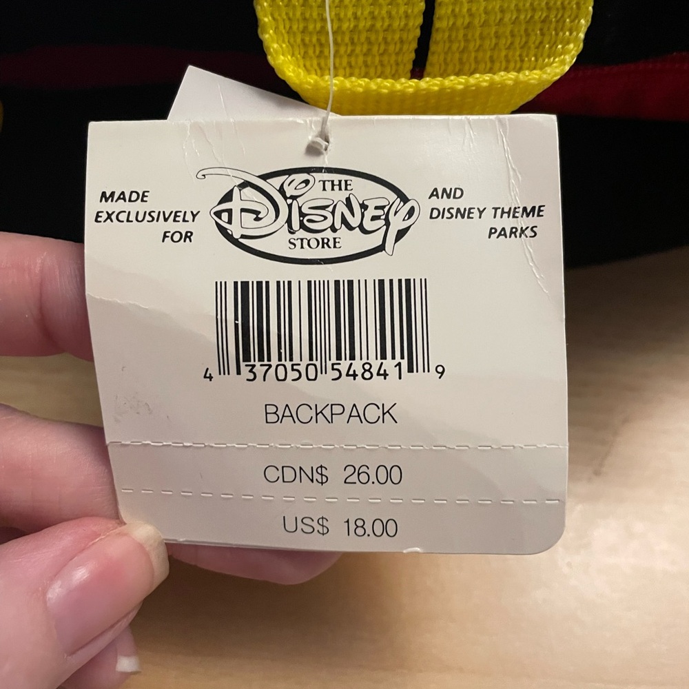 Vintage 90s RARE Disney Store Bean Bag Backpack & First 12 Characters Ever - Picture 7 of 11